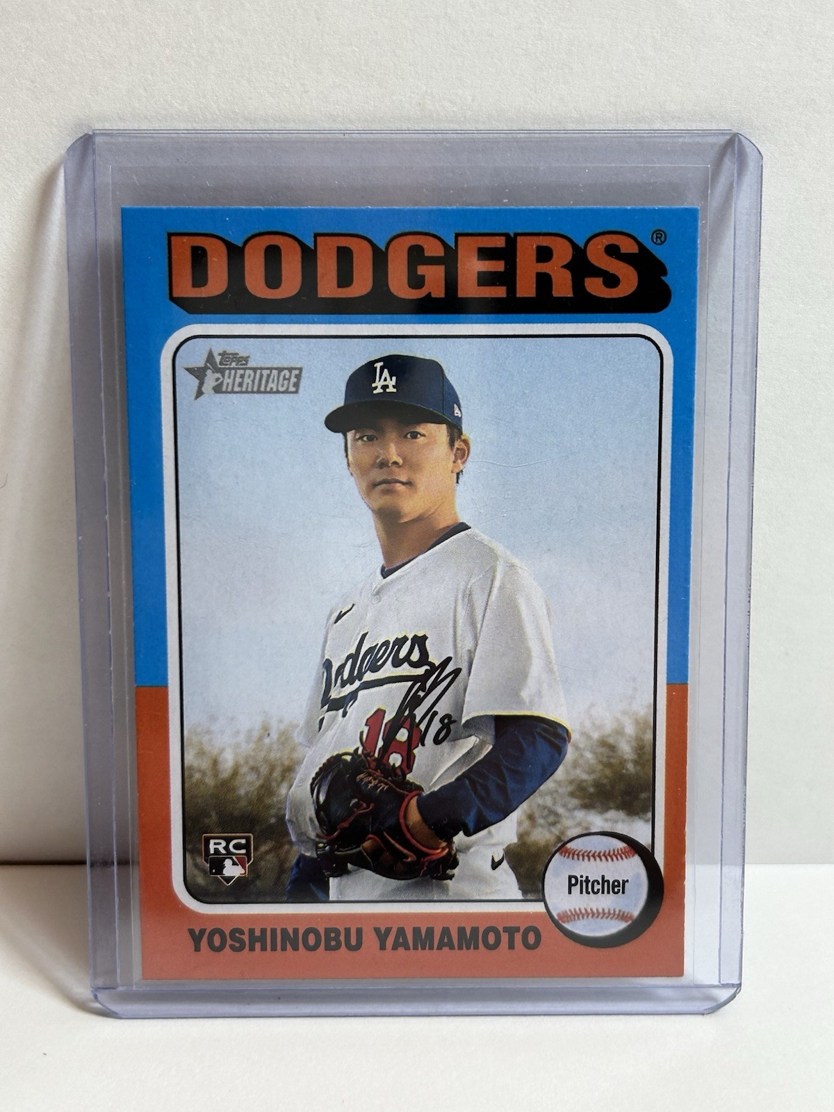 2024 Topps Heritage High Number Yoshinobu Yamamoto #553 RC Dodgers