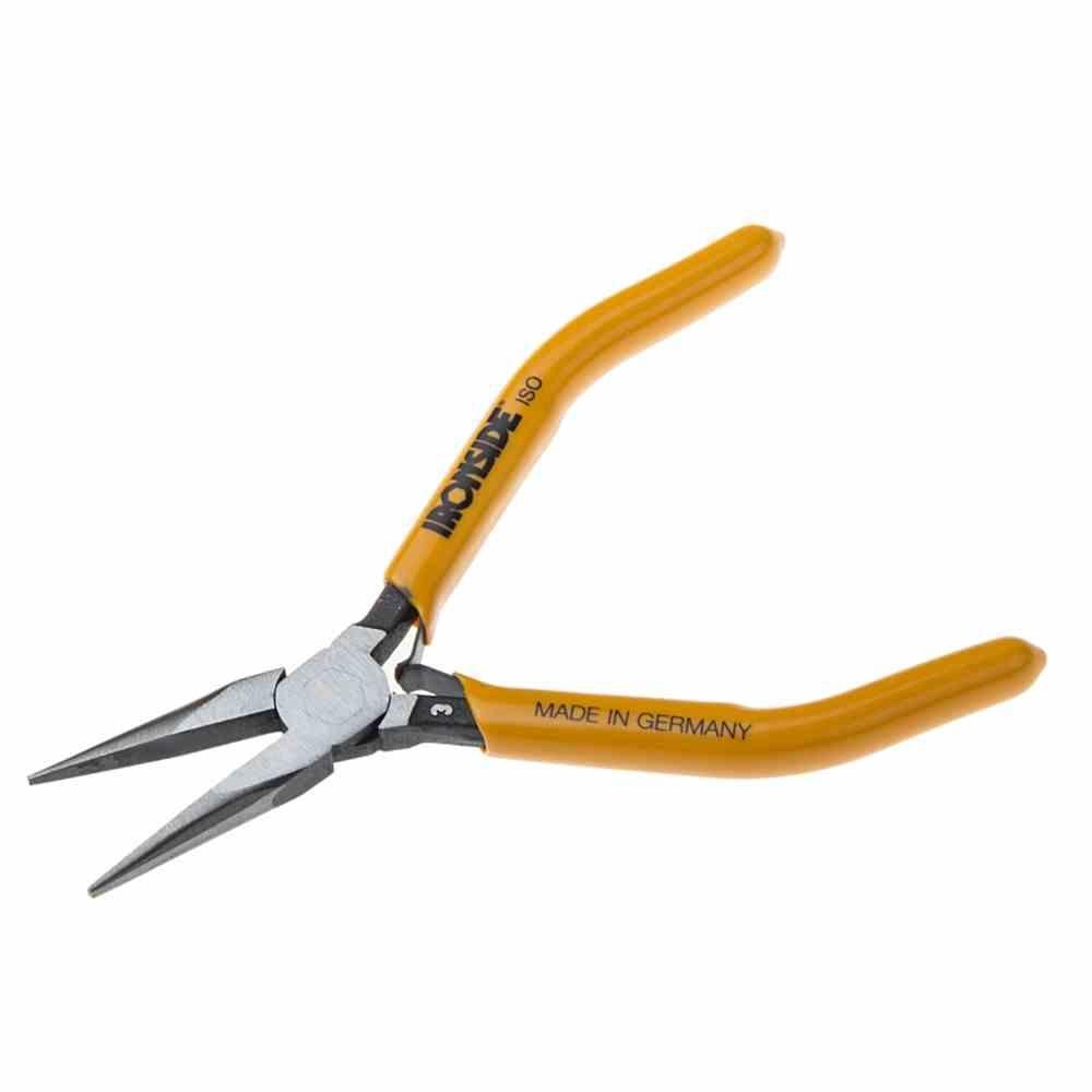 IRONSIDE Spitzzange Elektronik 130 mm Griffe Kunststoff-ummantelt