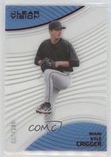 2023 Panini Chronicles Clear Vision Red /100 Kyle Crigger #9 im0