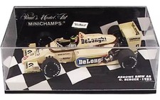 MINICHAMPS 1/43 Arrows BMW A8 1985 Diecast Car GOODYEAR #17 Beige Brown