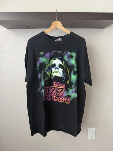 Sz XL Ozz Fest T Shirt Concert Ozzy Osbourne Ra 1990s vintage concert t-shirt, vintage, size XL, single stitch, B+ condition