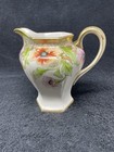 Nippon Noritake Hand Painted Pitcher - Pink And Orange Poppies - Japan — photo 1