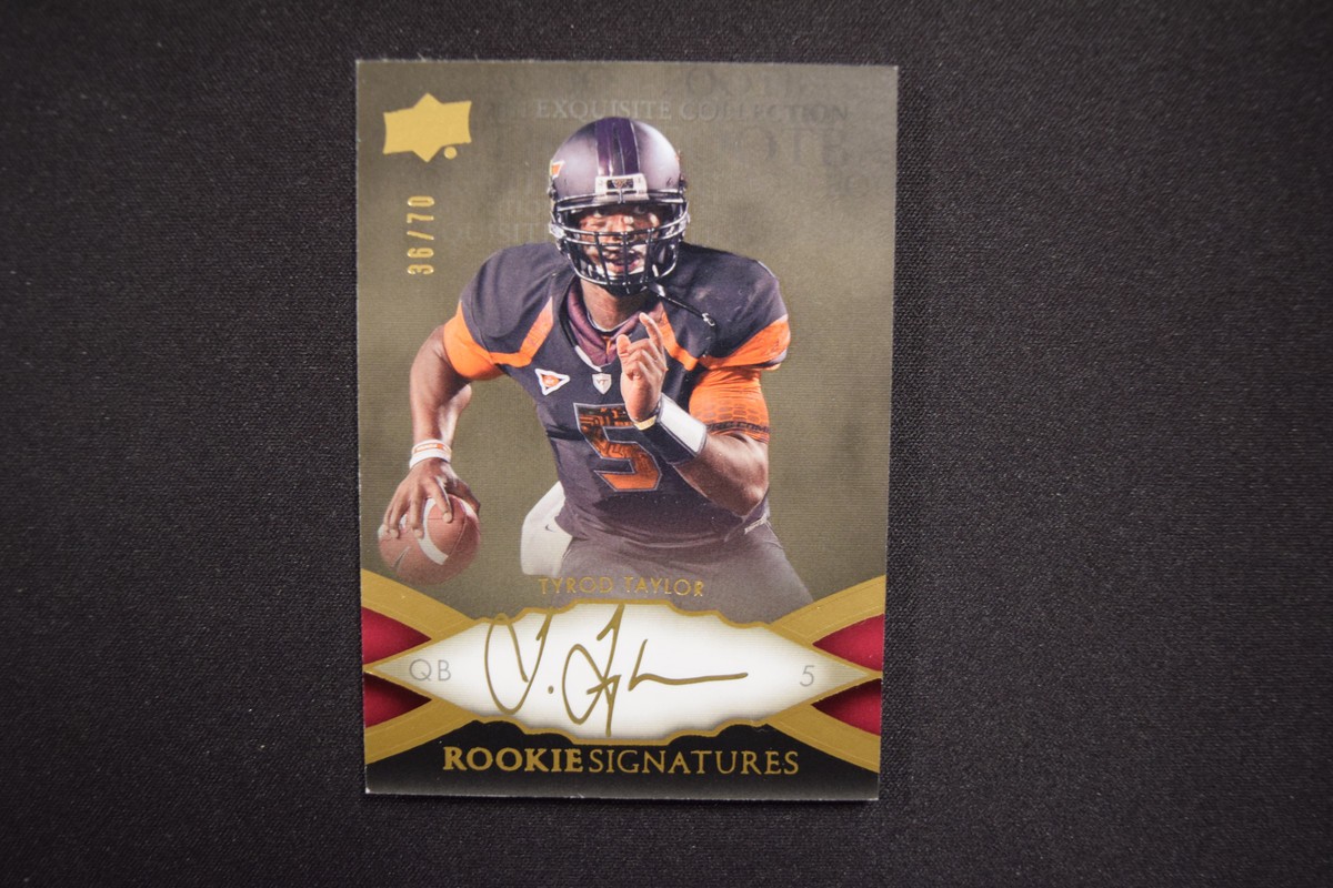 Tyrod Taylor UD Exquisite Collection #87 Signature