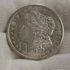 1921 S US Morgan Silver Dollar $1 XF/AU (Cleaned)