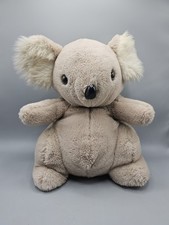 Vintage 70s DaeKor Koala Bear Pot Belly Stuffed Animal Plush Beige Teddy 16"