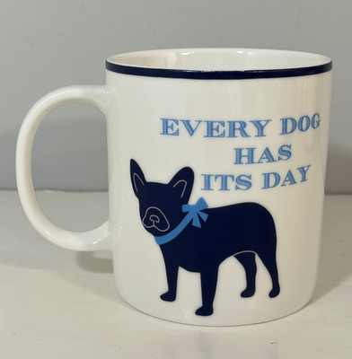 Draper James Every Dog Has Its Day Top Dog French Bull Dog Scottie Mug