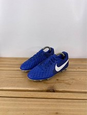 Nike Tiempo Legend 8 Club FG Soccer Cleats Blue/White Youth 3.5Y