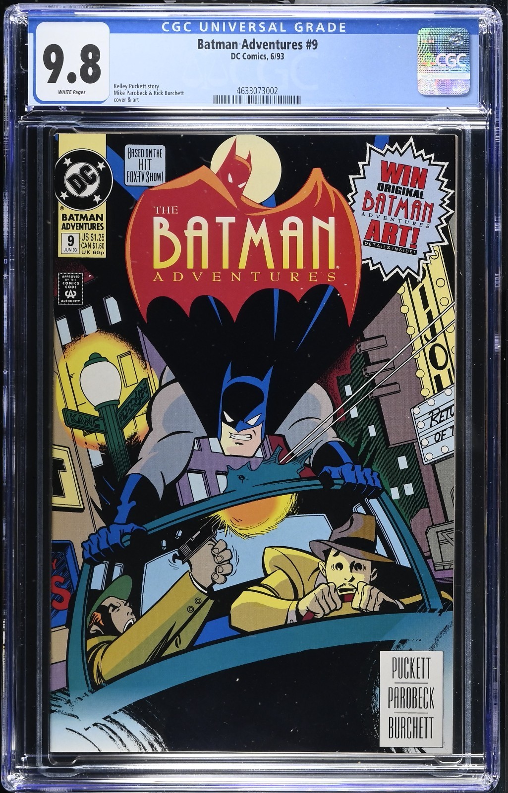 Batman Adventures #9 CGC 9.8 DC Comics 1993