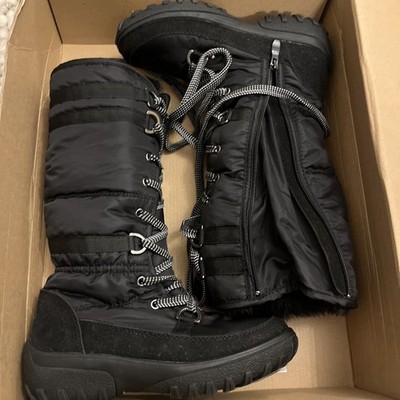 Superfit Black Women s Boots, Sonics Size 6 With Fur