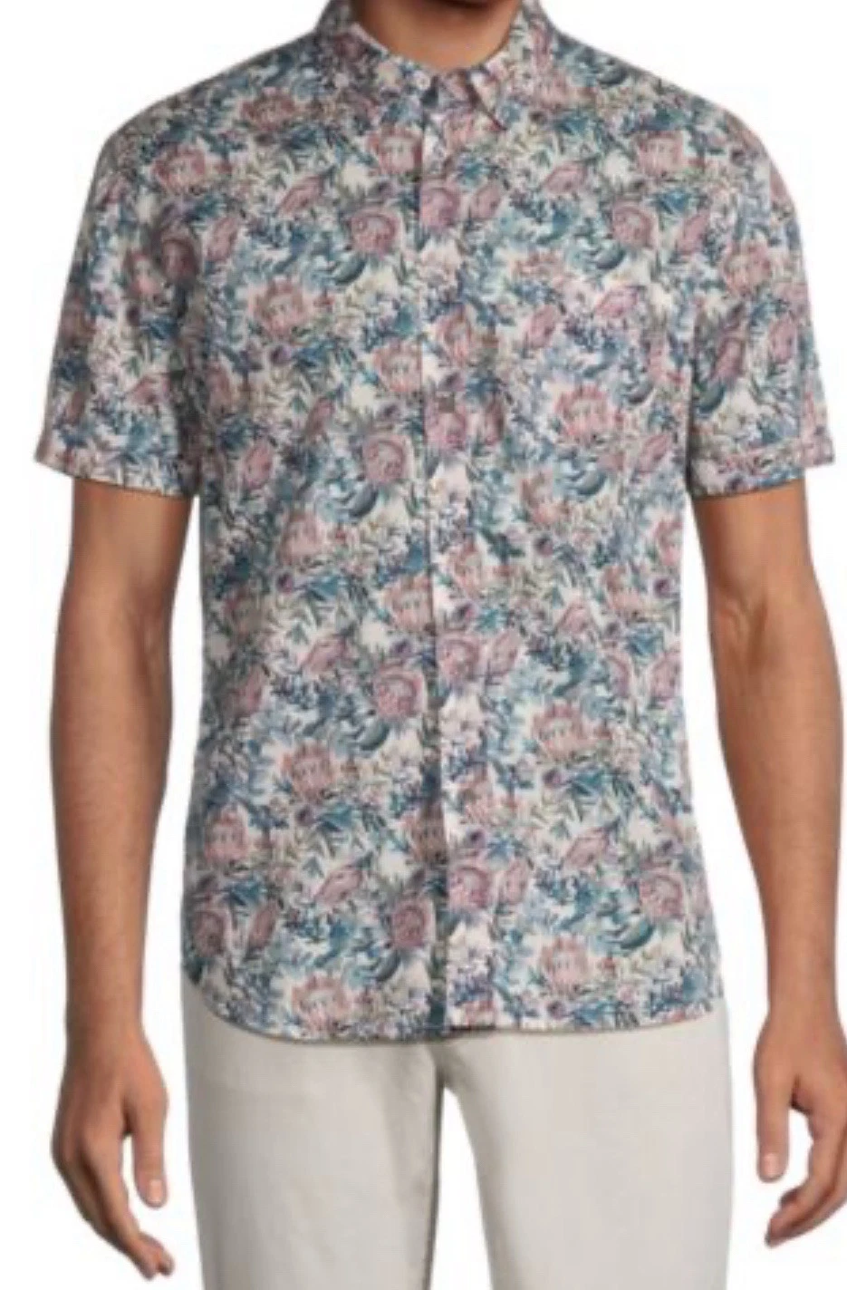 Rails Monaco Watercolor Floral Shirt Size 2XL BNWT Mens