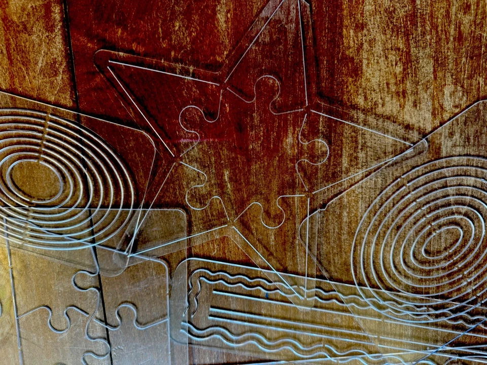 LOTE de 14 Plantillas de Corte de Columpios Provo Artesanía Corazón Puzzle Alfabeto comprador original Foto 4 de 4