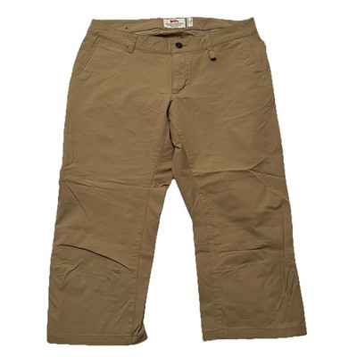 Fjällräven Abisko Capri Hose Damen beige Gr. 40 Outdoor Regular #G12-15