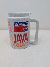 Whirley Pepsi Coffee Iced Tea Travel Mug Cup Diet Vintage Collectible 1990's