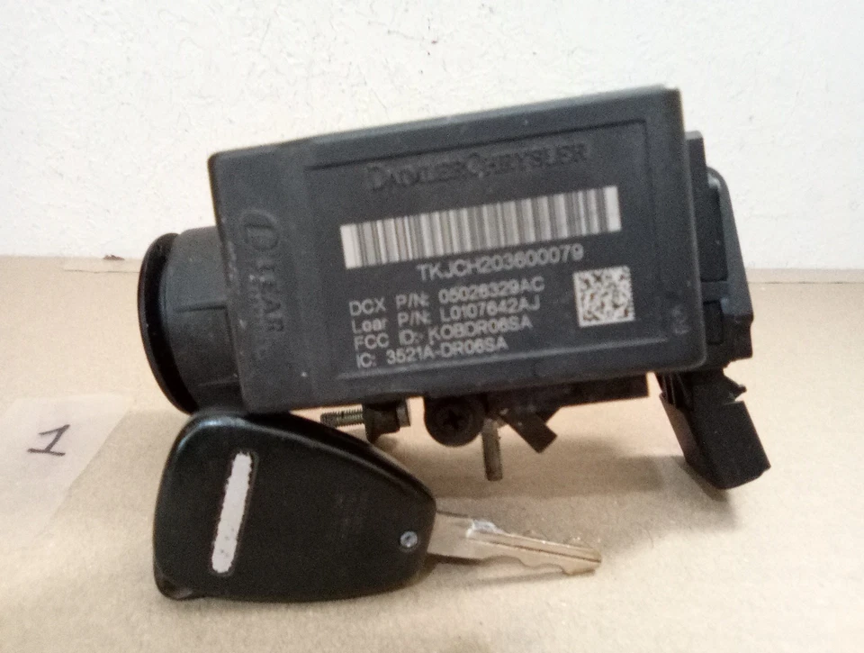 05-07 Dodge Magnum Chrysler 300 inmovilizador interruptor de encendido llave 05026329AC OEM Foto 2 de 4