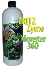 FritzZyme MONSTER 360 32 oz. Aquarium Biological Conditioner 75032FM Fish Tank