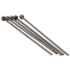 Utoolmart 3/32" Dia Round Tip Steel Straight Ejector Pin Punch 4 inch Long Si...