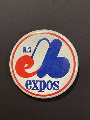 Vintage Montreal Expos Button Pinback 2.25'' MLB Baseball Defunct Team Mint