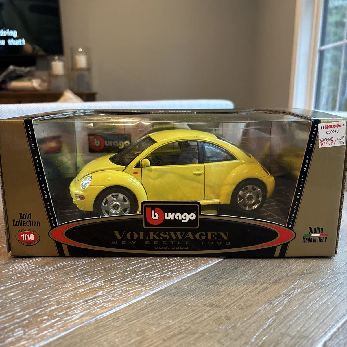 Bburago Gold Diecast & Toy Volkswagen 1:18 for sale | eBay