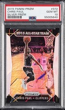 2015 PANINI PRIZM SILVER PRIZM #372 CHRIS PAUL PSA 10