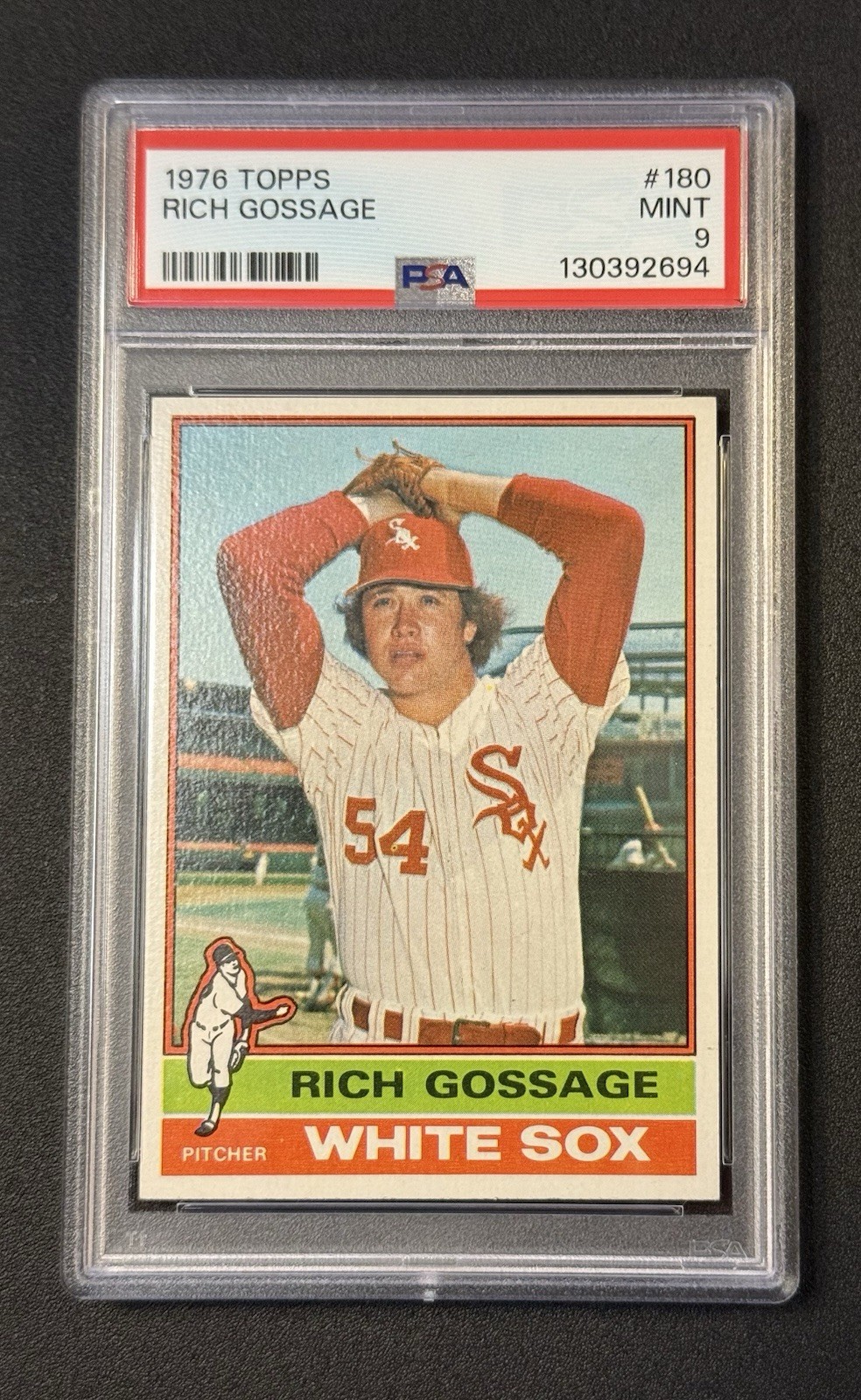 1976 Topps #180 Rich Gossage PSA 9