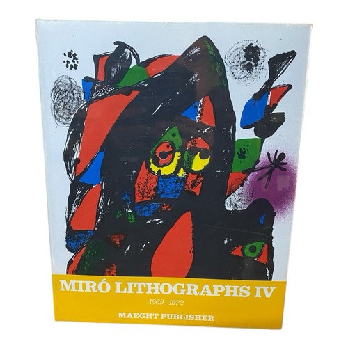 Miró Lithographien Vol. IV: 1969-1972 Hardcover Maeght 1981 Dustwrapper Art - Bild 1 von 13