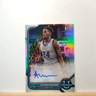 2021-22 Bowman University Arthur Kaluma Chrome Autograph Refractor # BCPA-AK