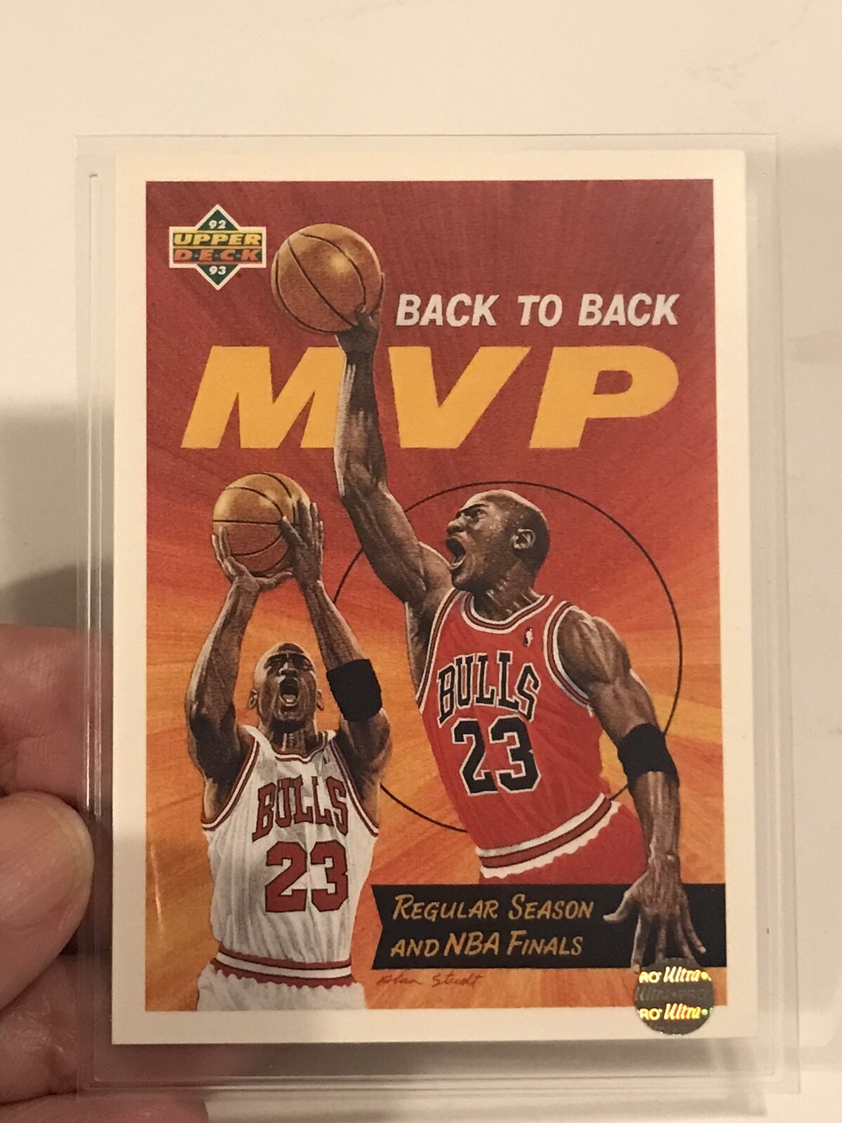 1992-93 Upper Deck UD Basketball Michael Jordan Card #67 NBA CHICAGO BULLS