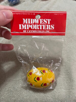 Easter Egg Yellow  Red  Flowers Midwest Importer Of Cannon Falls in bag