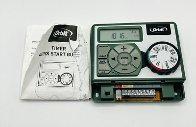 Orbit Easy Dial 6 Station Sprinkler Timer #57596 With Easy-Set Logic ...
