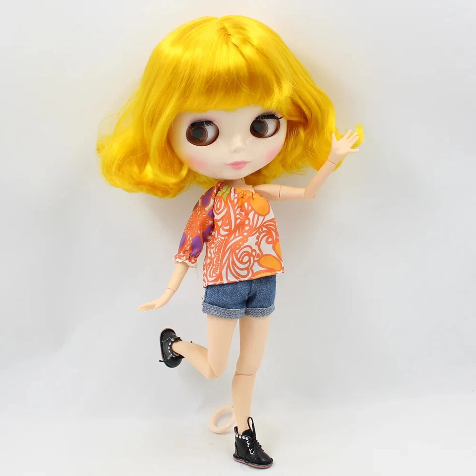 Sapatos Manish Arora para boneca 1/6 Blyth Botas corpo articulado 30cm normal ICY licca. - Imagem 4 de 4