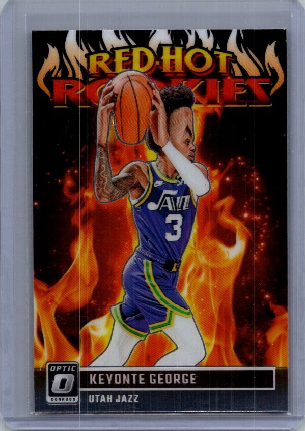 2023-24 Donruss Optic #4 Keyonte George Red Hot Rookies