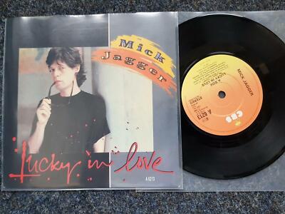 Mick Jagger/ Rolling Stones -  Lucky in love 7'' Single