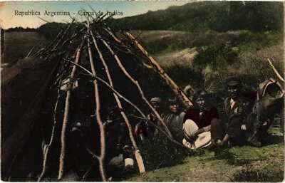 PC ARGENTINA TENT OF INDIANS (a60718)