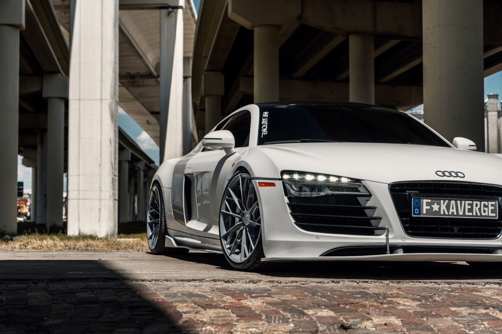 20” FERRADA FR11 STORM GREY CONCAVE WHEELS RIMS FOR AUDI R8 20X9 AND 20X11