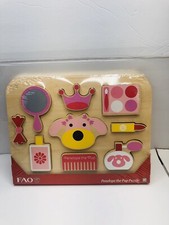 FAO Schwartz PENELOPE THE PUP PRINCESS Wooden Puzzle - 9 Piece Set 18 Months