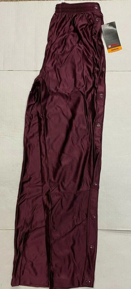 Pantalón de calentamiento Wilson B2337 granate Breakaway adulto Foto 2 de 3