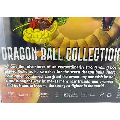 Dragon Ball Complete TV Series + 4 Movies English Dubbed [DVD, 35