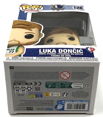 Funko Pop Luka Doncic #128 Dédicacée Et Signée - Dallas Mavericks, Authentifiée PSA