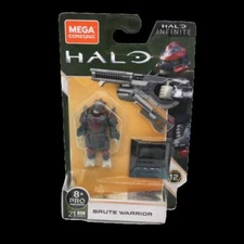 Mega Construx Halo Infinite Xbox Series 12 Brute Warrior Toy 21 Pcs New Sealed