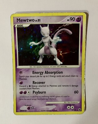 Mewtwo HOLO RARE 9/100 Pokemon Card 2008 | eBay