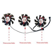 For INNO3D RTX2070S 2080 2080S 2080ti Graphics Card Fan CF-12815S Accessories