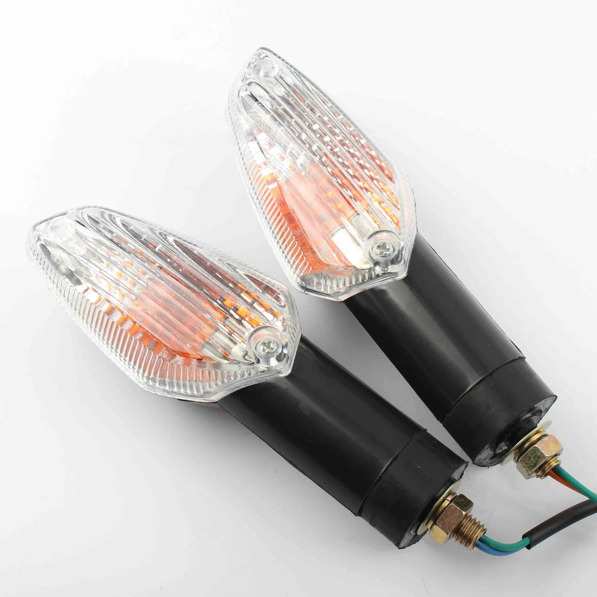 Kit De Luces De Señal De Giro Delanteras Y Traseras (L+R) Para Honda CBR250R 2011-2013 – Color ámbar