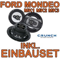 Ford Mondeo Crunch Gti Lautsprecher Boxen Set Triax Front Heck TÜRen Neu