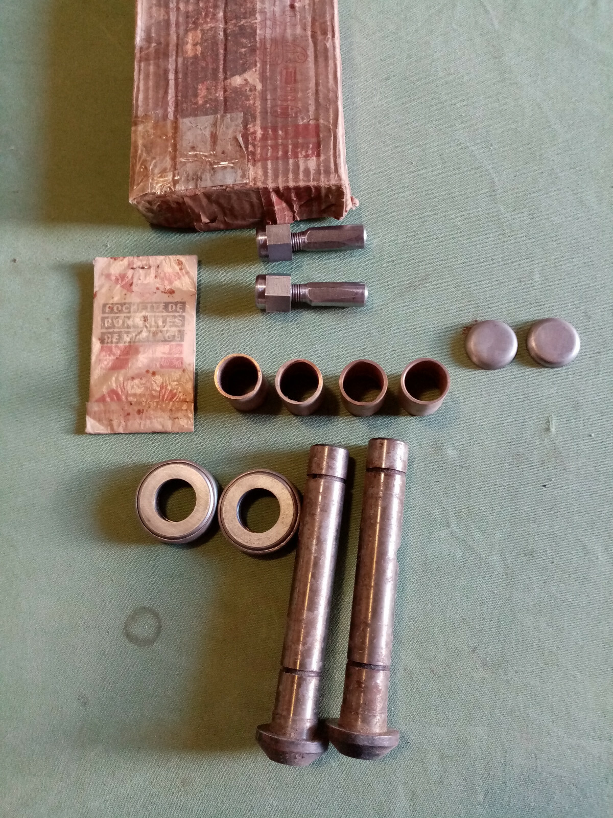 Kit complet pivots avant pour Renault Primaquatre, acier forgé haute précision