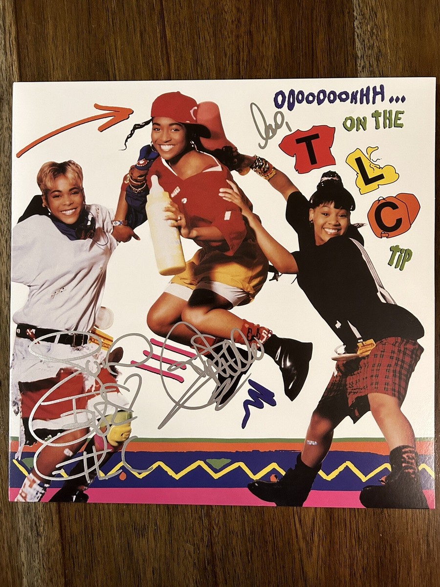 TLC' Signed Vinyl Album 'On The TLC Tip' T-Boz & Chilli Beckett
