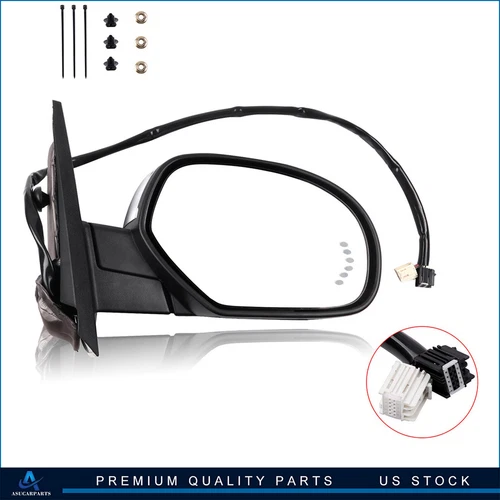 ? Mirror Power Heated Memory Signal Chrome For Right Passenger Side