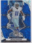 2022 Panini Mosaic Football Blue Micah Parsons #55 PSA 9