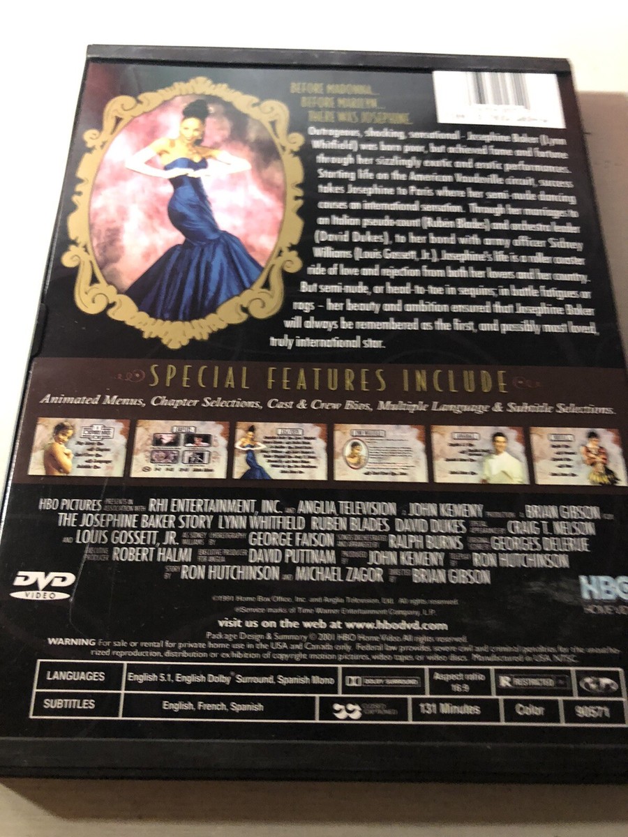 The Josephine Baker Story (1991) DVD Drama Biography Lynn