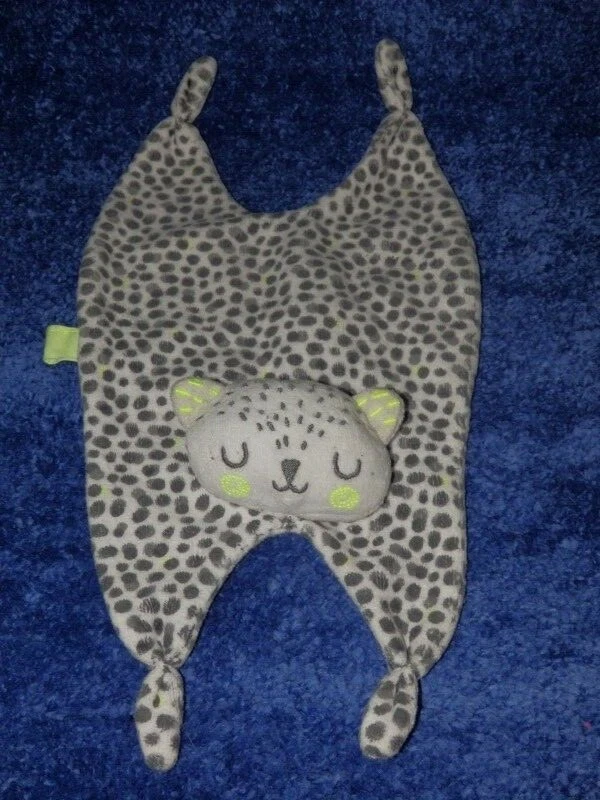 Doudou Dpam Chat Noir Léopard Attache tétine - - Photo 1/1