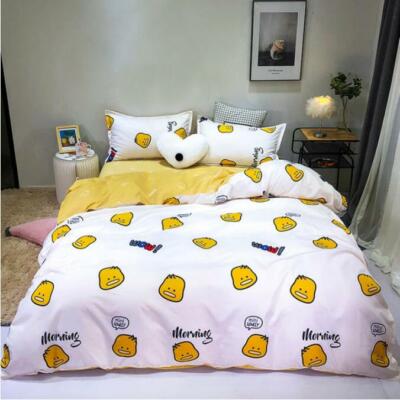 3D Gelber Enten NAM93356 Bett Kissenbezüge Decke Bettdecke Abdeckung Set Fay